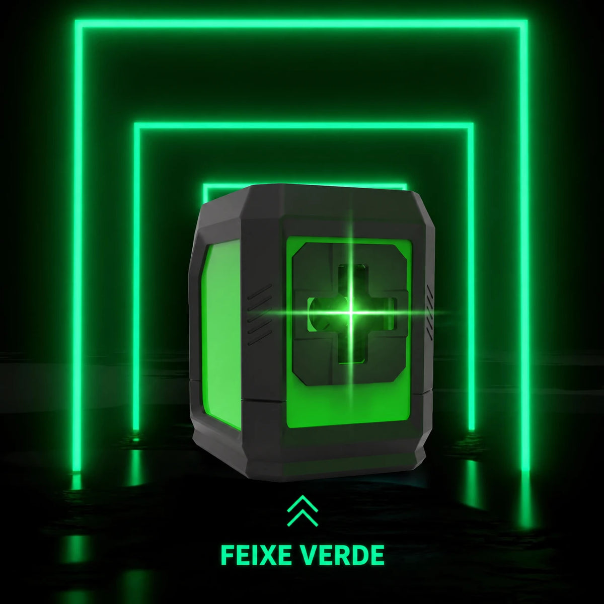 Nível a laser com feixe verde