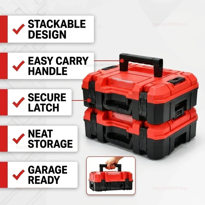 MestreBox Pro — Caixa Organizadora de Ferramentas Empilhável
