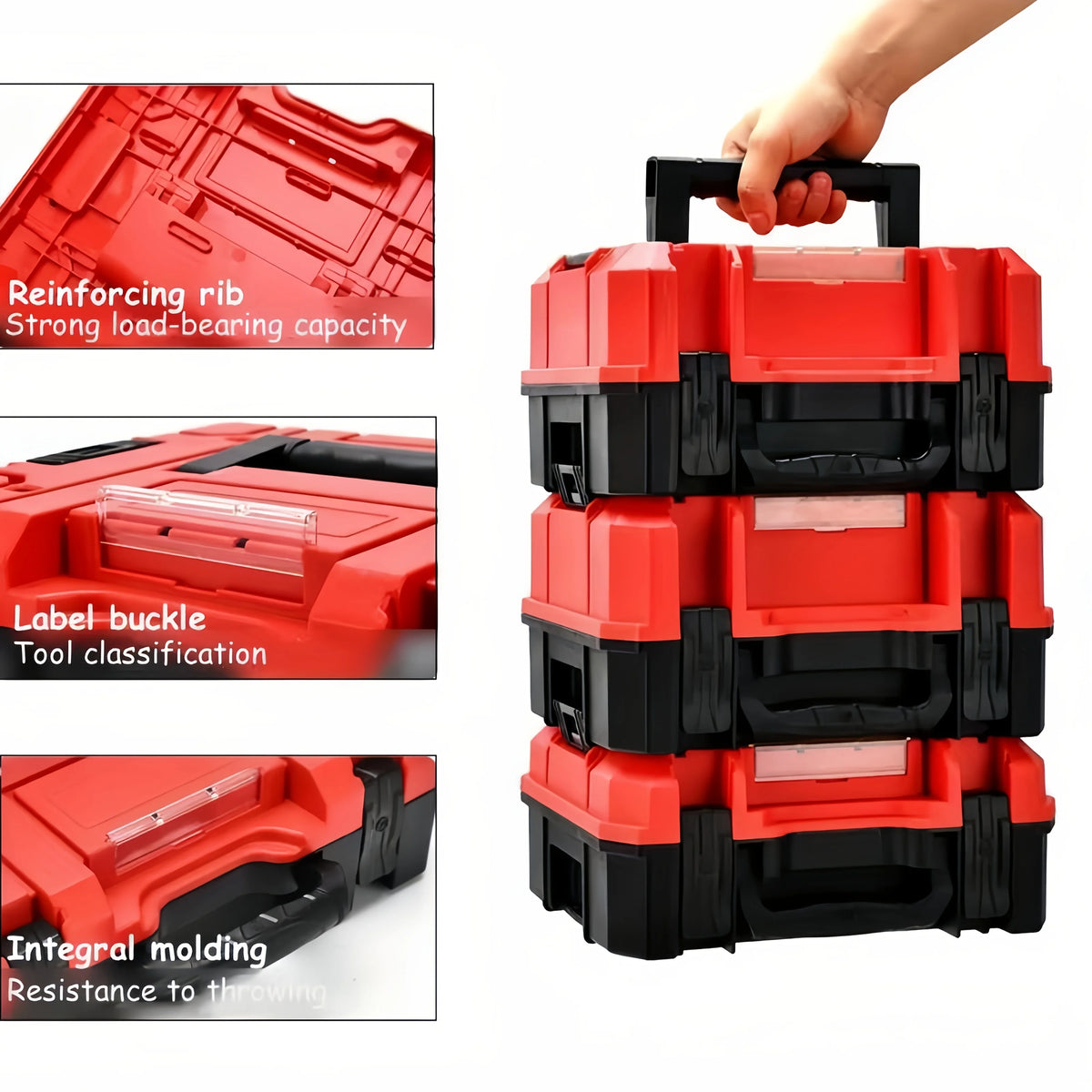 MestreBox Pro — Caixa Organizadora de Ferramentas Empilhável