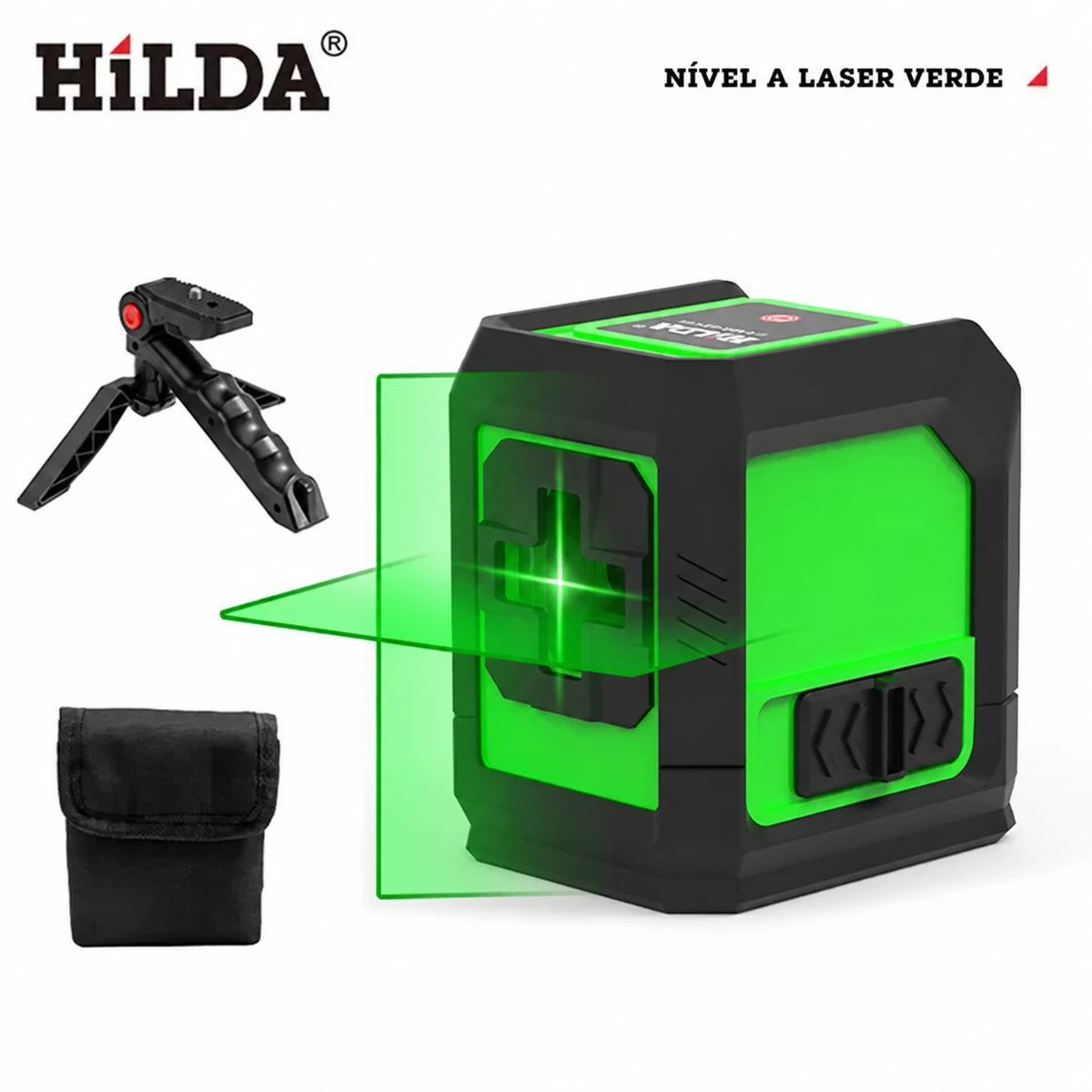 Nível Laser + Suporte + Case